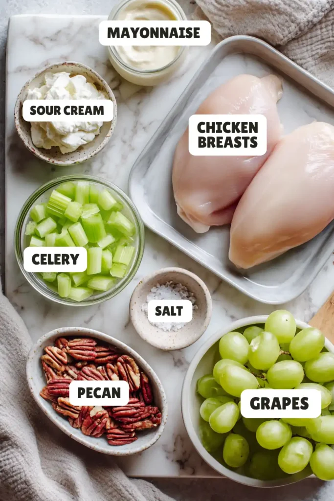 Amish Chicken Salad Ingredients