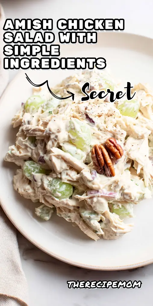 Amish Chicken Salad with Simple Ingredients