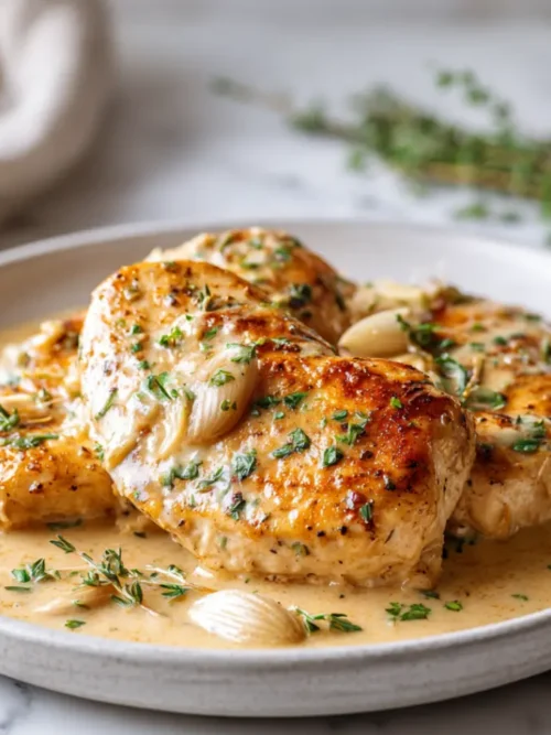 Creamy Garlic Chicken Breast Ready in 30 Minutes