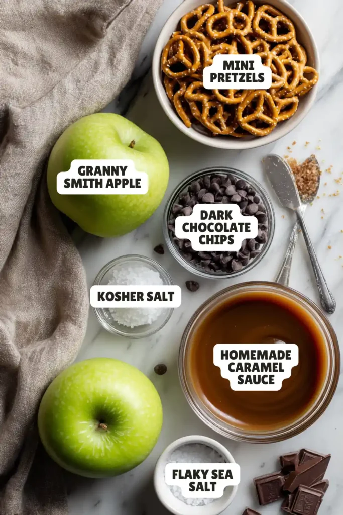 Easy Caramel Apple Bark Ingredients