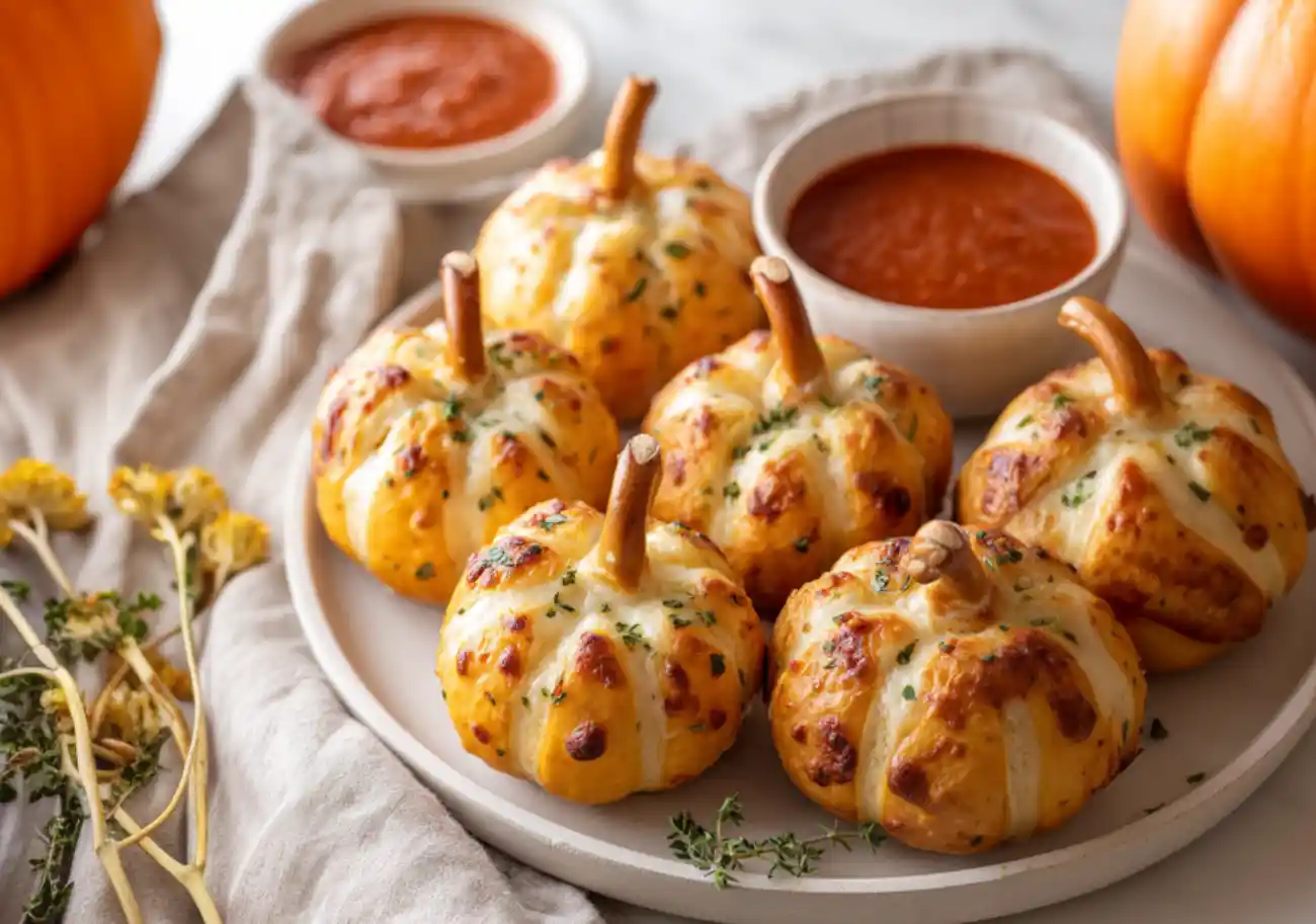 Easy Pizza-Stuffed Pumpkins for Halloween Dinner