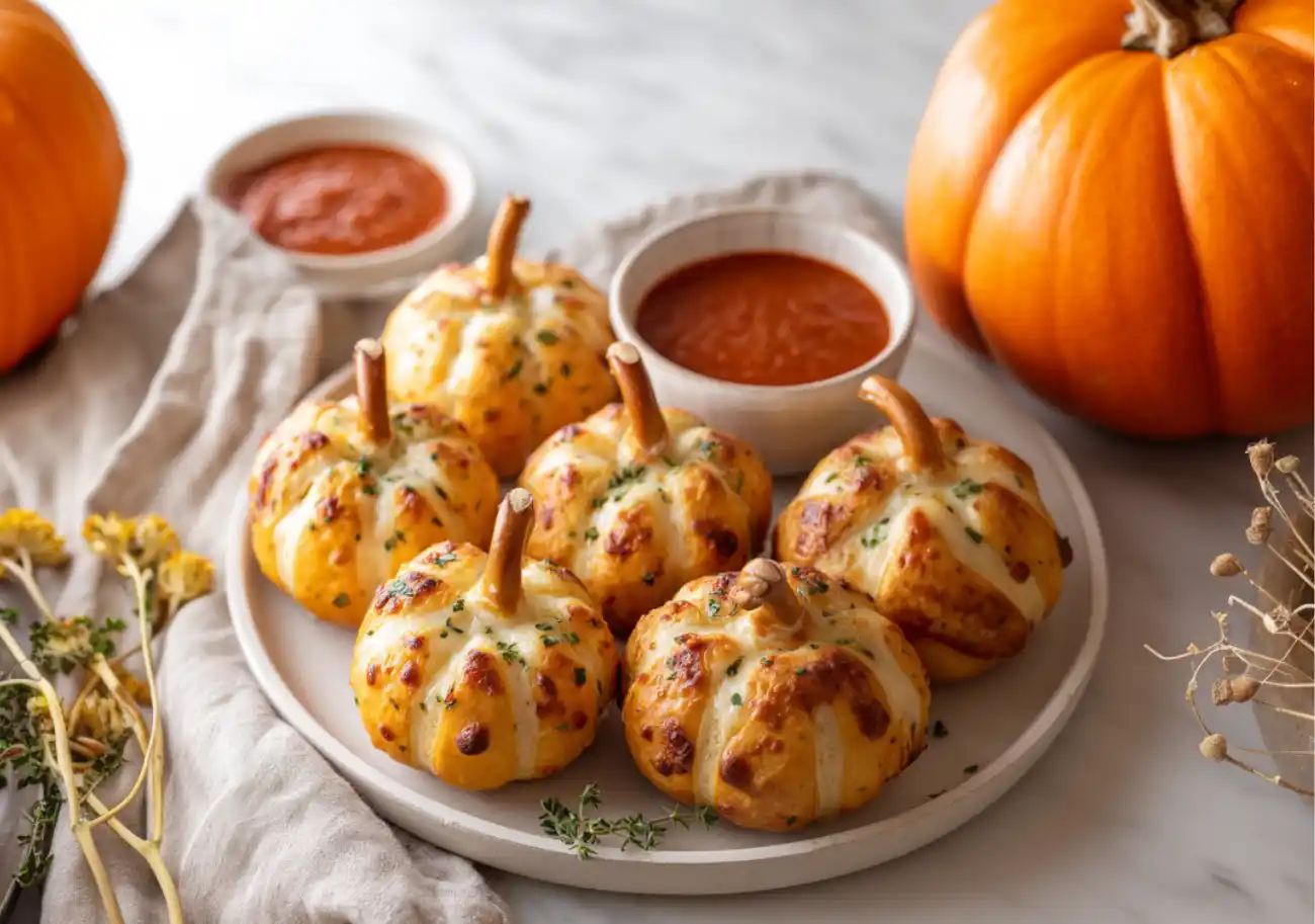 Easy Pizza-Stuffed Pumpkins for Halloween Dinner
