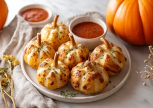 Easy Pizza-Stuffed Pumpkins for Halloween Dinner