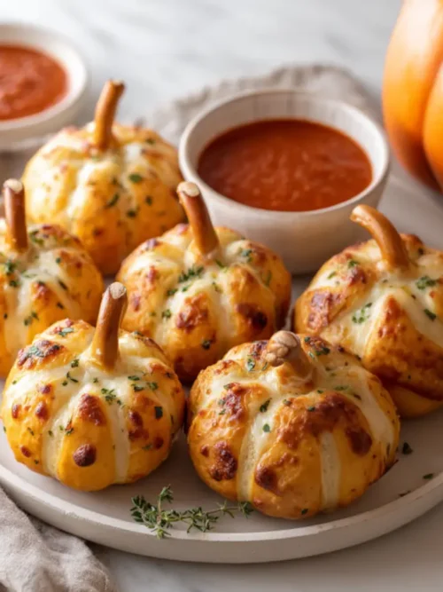 Easy Pizza-Stuffed Pumpkins for Halloween Dinner