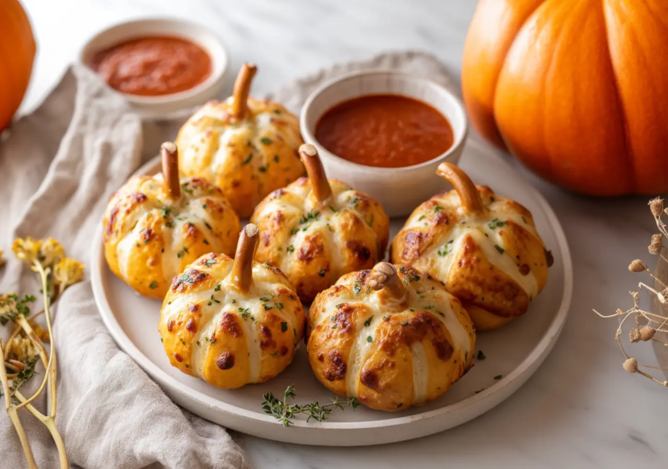 Easy Pizza-Stuffed Pumpkins for Halloween Dinner
