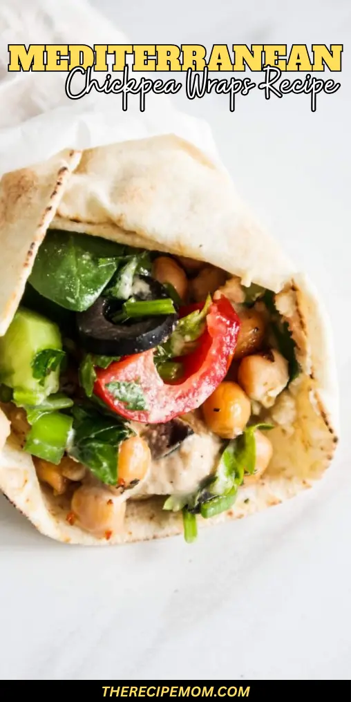 Mediterranean Chickpea Wraps Recipe