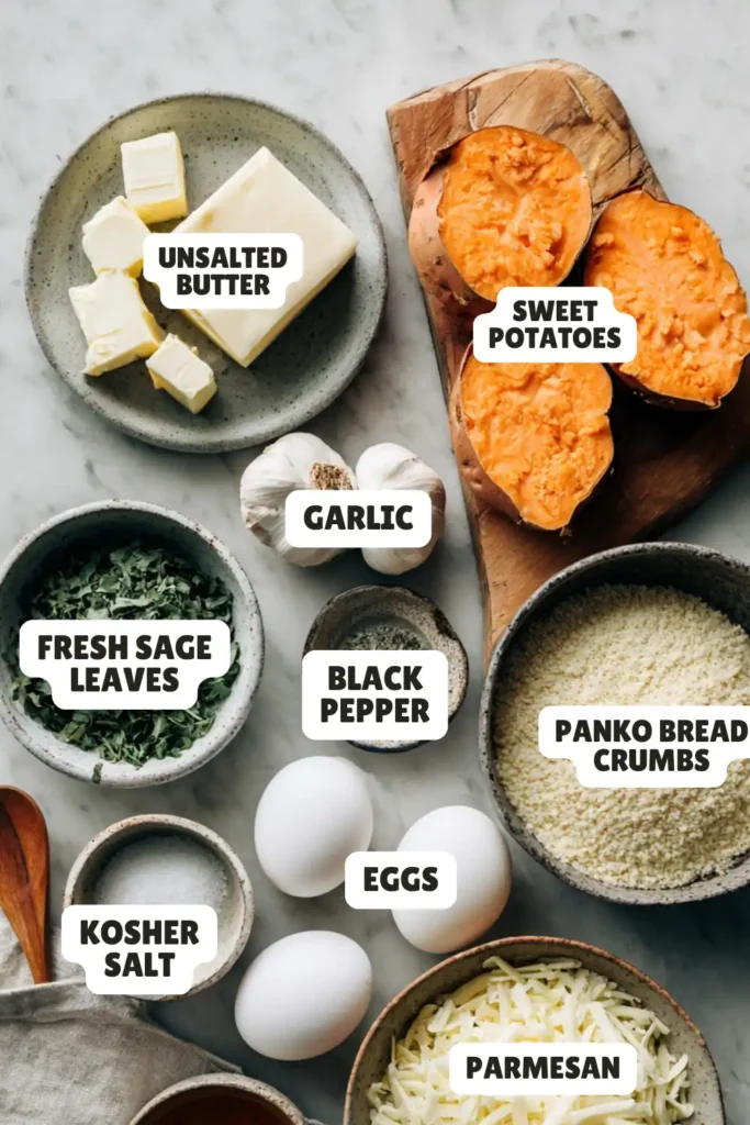 Sweet Potato Bites Ingredients