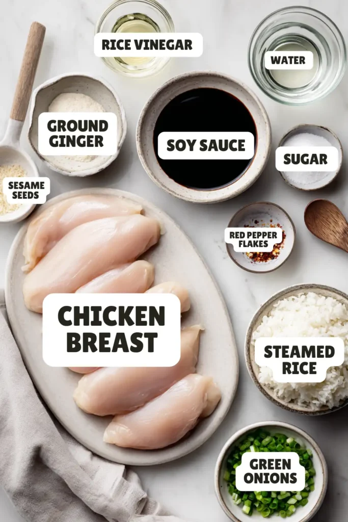 Baked Teriyaki Chicken Ingredients