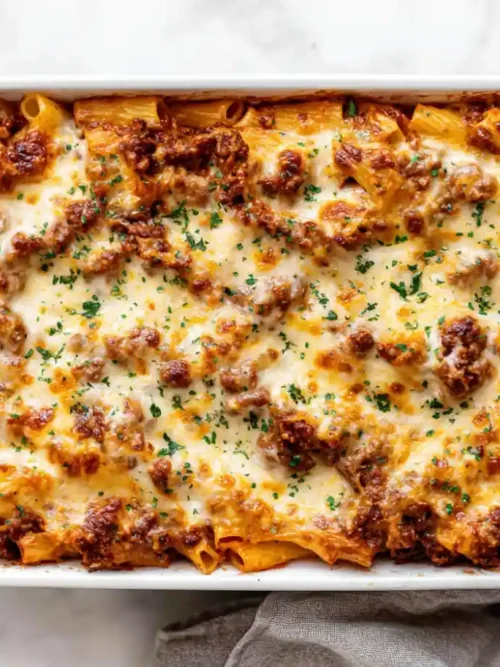 Baked Ziti With Ground Beef​ Recipe