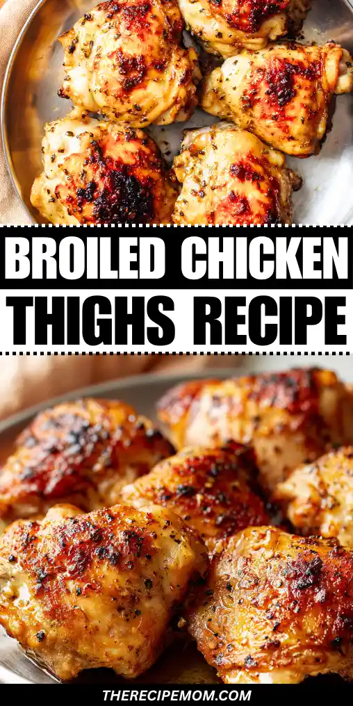 Broiled Chicken Thighs Easy and Crispy Recipe