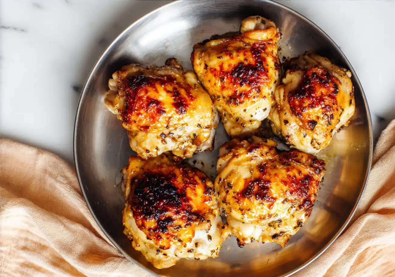 Broiled Chicken Thighs Easy and Crispy Recipe