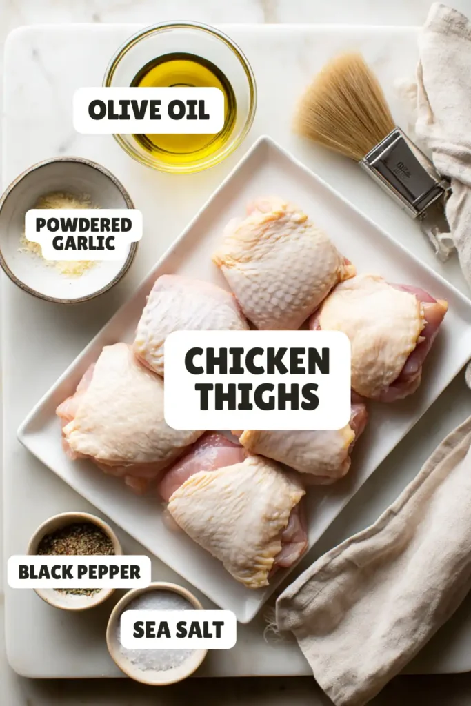 Broiled Chicken Thighs Ingredients