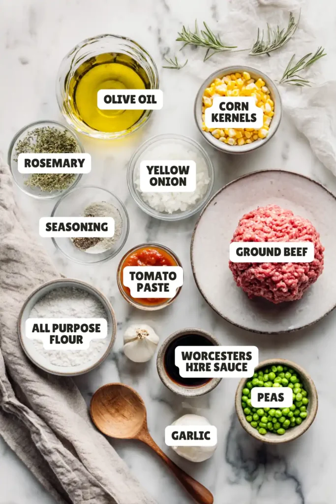 Classic Shepherd’s Pie Ingredients