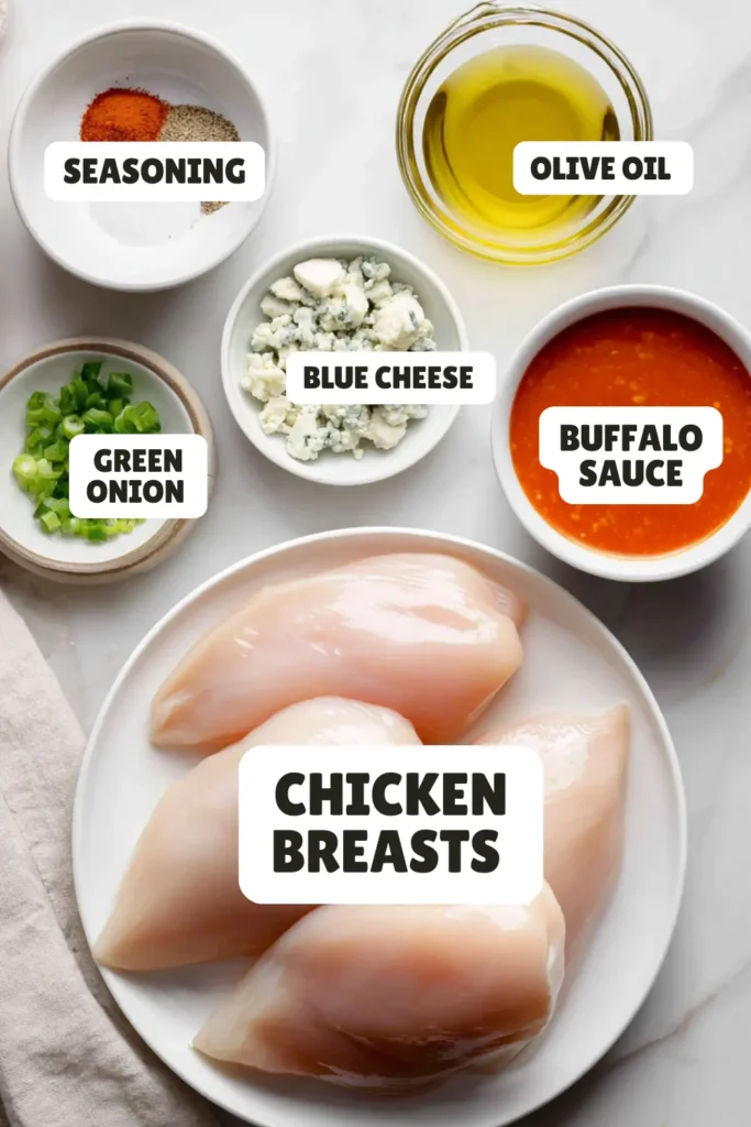 Grilled Buffalo Chicken Recipe Ingredients