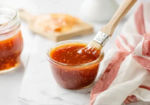 Homemade Apricot BBQ Sauce Recipe