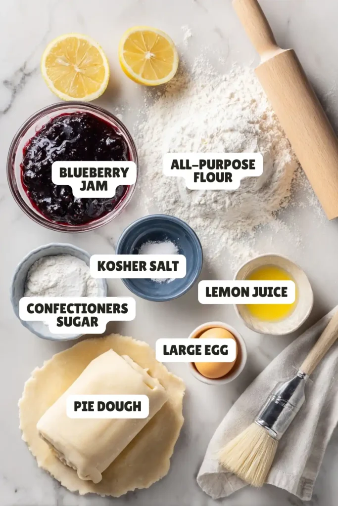 Homemade Boo Berry Pies Recipe Ingredients