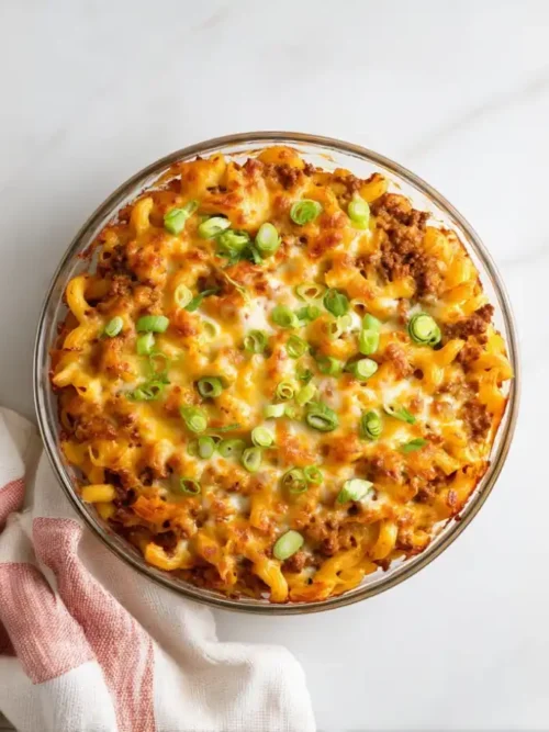 Homemade Cheeseburger Casserole Recipe