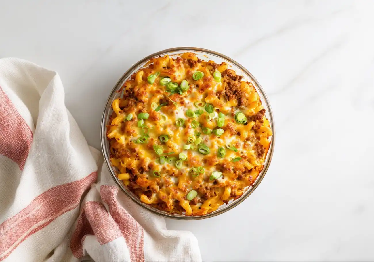 Homemade Cheeseburger Casserole Recipe