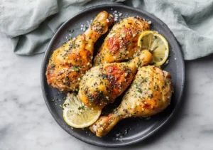 Juicy Lemon Pepper Drumsticks in the Oven