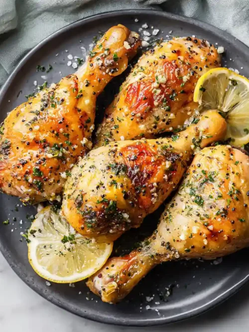 Juicy Lemon Pepper Drumsticks in the Oven