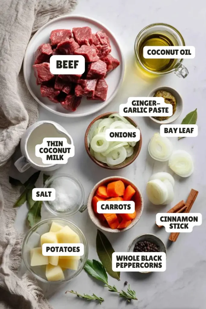 Kerala Beef Stew Recipe Ingredients