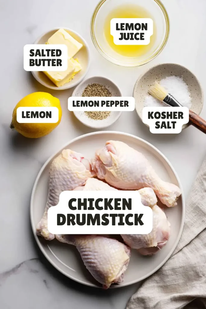 Juicy Lemon Pepper Drumsticks in the Oven