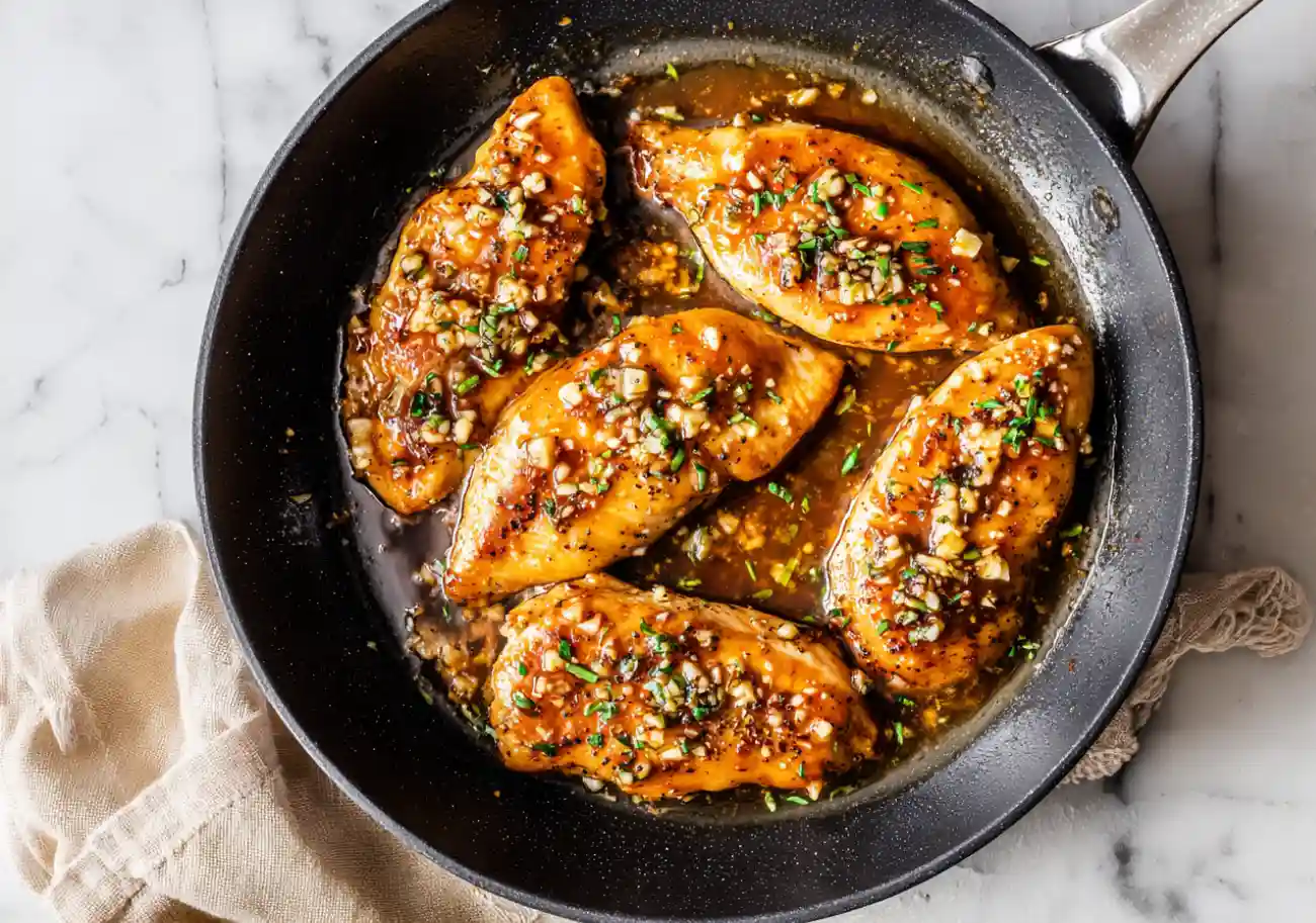Quick Honey Garlic Chicken Breast Recipe