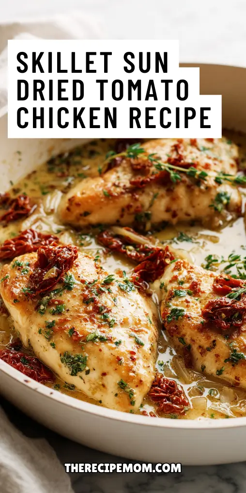Skillet Sun Dried Tomato Chicken Recipe