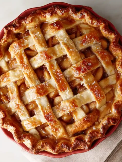 Caramel Apple-Cherry Pie Recipe