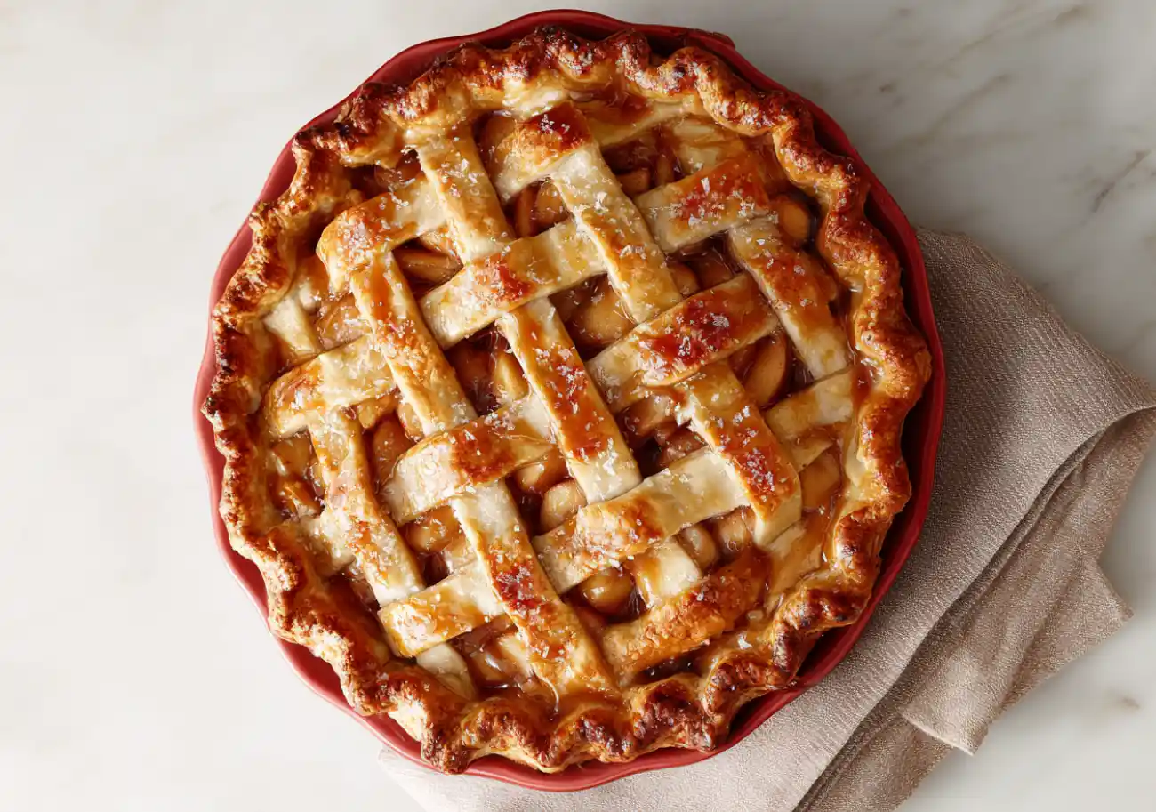Caramel Apple-Cherry Pie Recipe