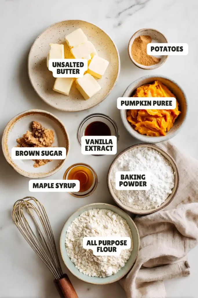 Chewy Pumpkin Cookies Ingredients