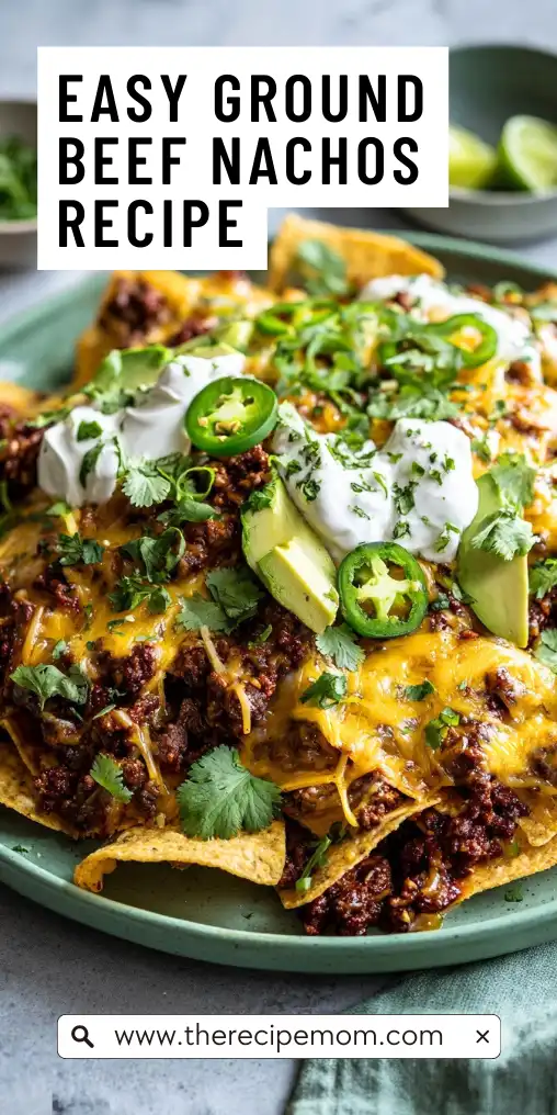 Easy Ground Beef Nachos Recipe