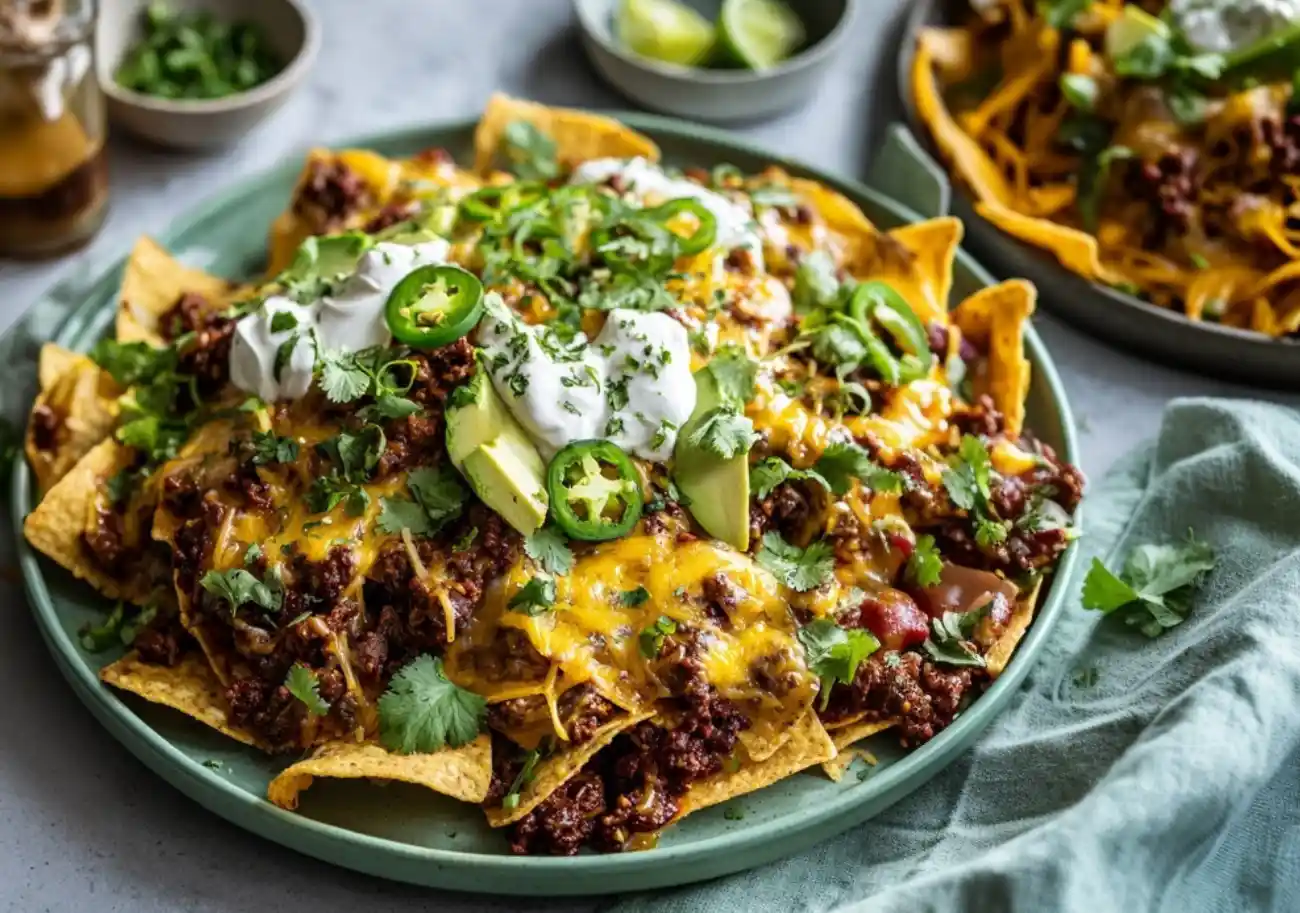 Easy Ground Beef Nachos Recipe