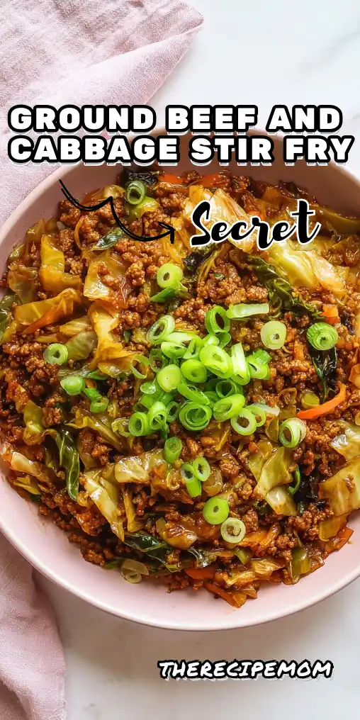 Ground Beef and Cabbage Stir Fry