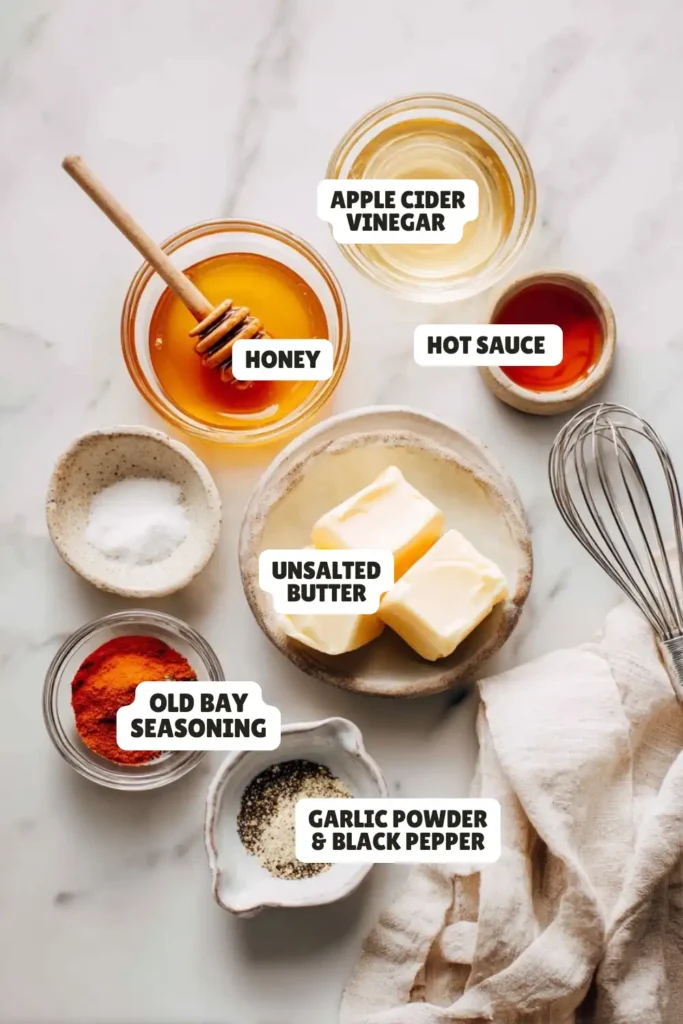 Honey Old Bay Sauce Recipe​ Ingredients