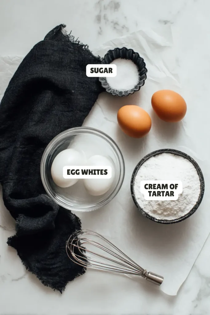 Meringue Bones Recipe​ Ingredients