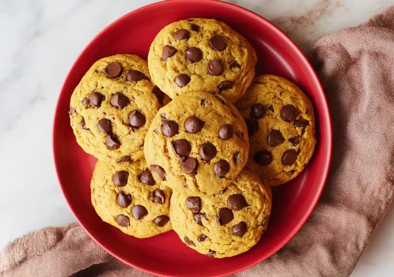 Pumpkin Chocolate Chip Cookies