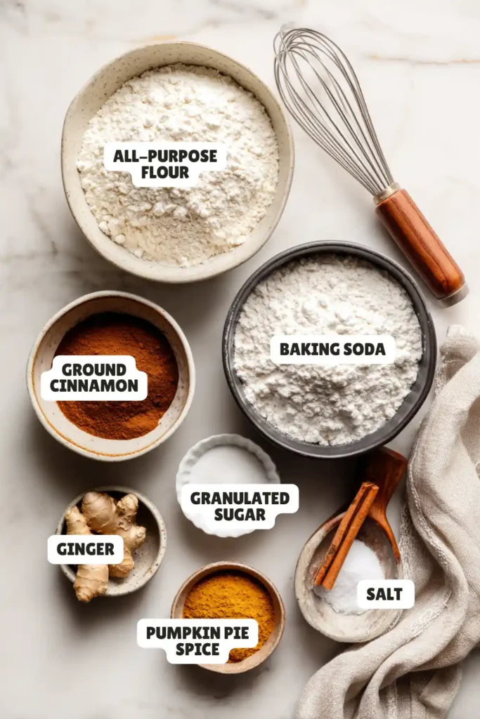 Pumpkin Muffins Recipe Ingredients