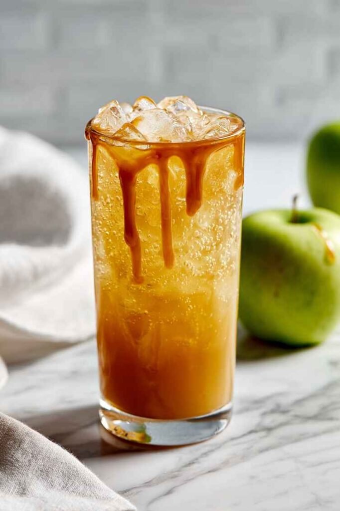 Spooky Caramel Apple Fizz